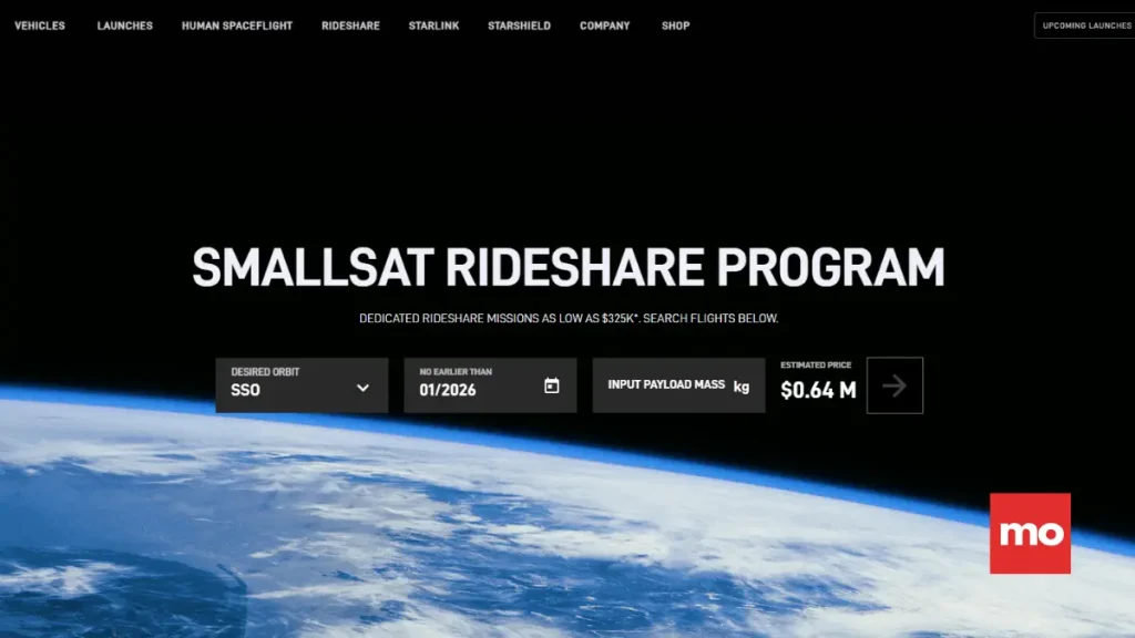Spacex rideshare