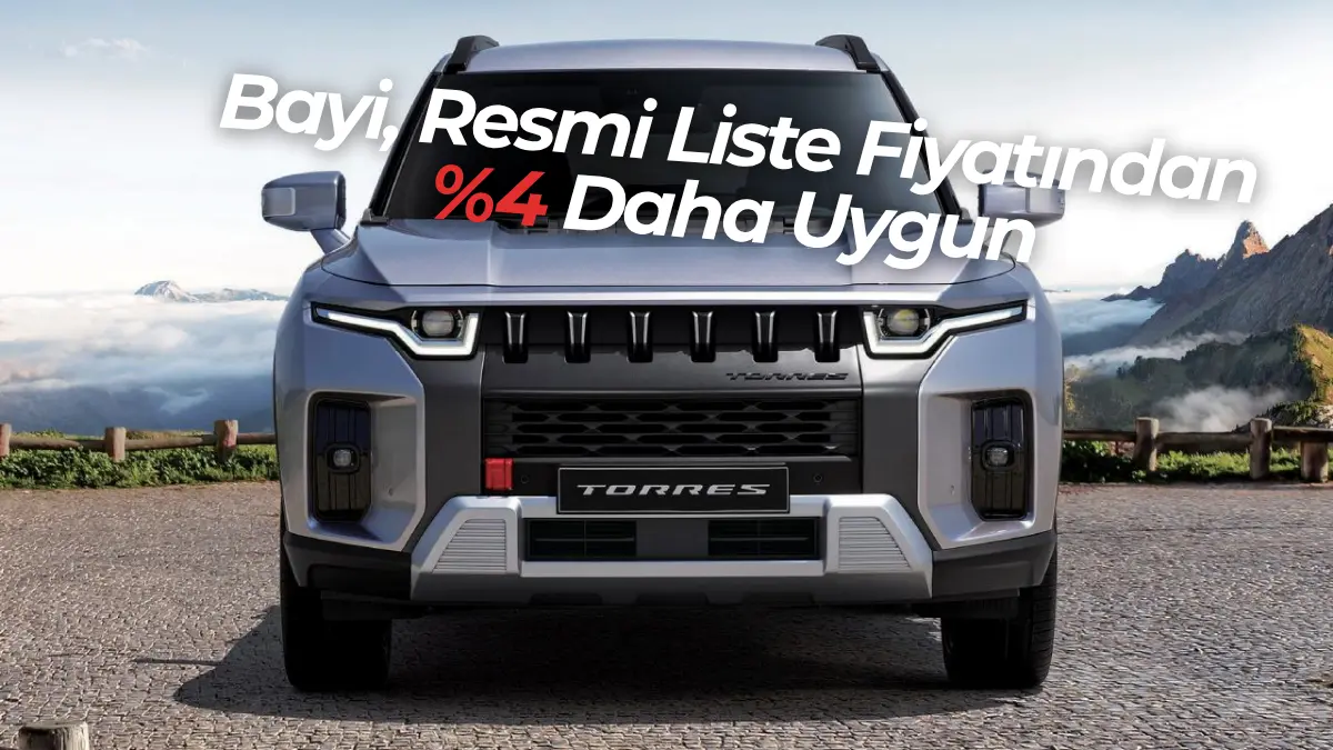 KGM SsangYong Torres EVX En Uygun Bayi Fiyatı – Sıfır Araç