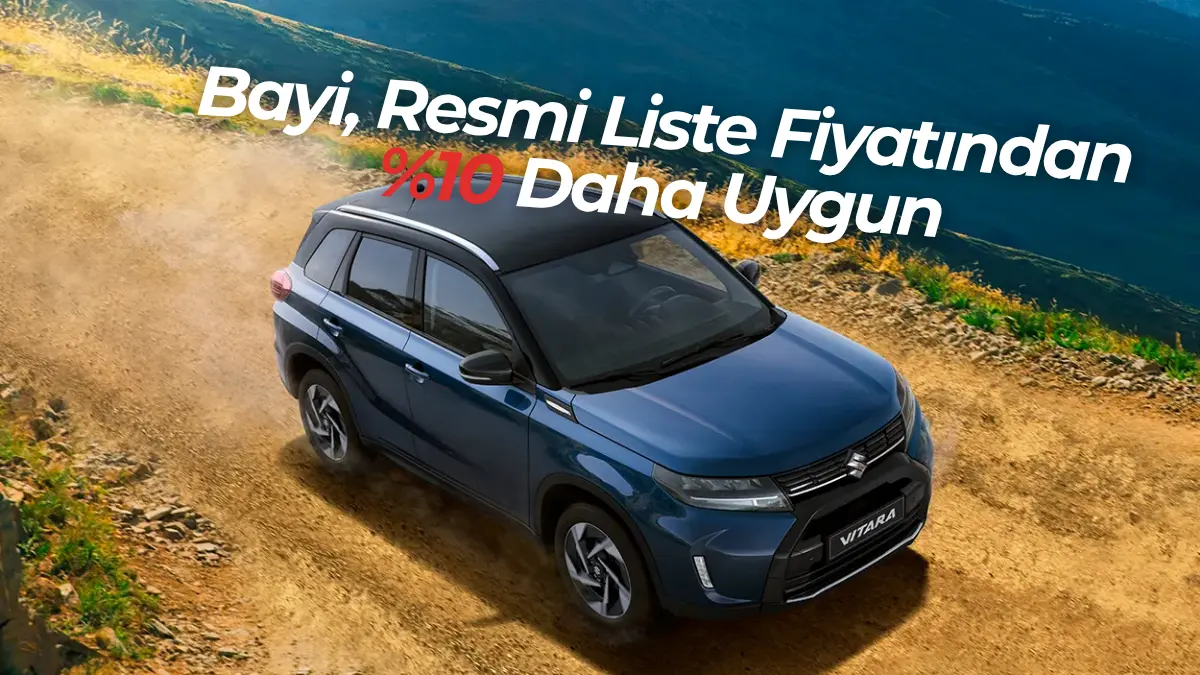 Suzuki Vitara, En Uygun Bayi Fiyatı – Sıfır Araç