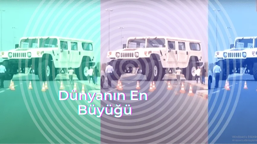 Dünyanın En Büyük Aracı: Daha Önce Gördünüz mü?