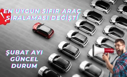 En uygun sıfır araç sıralaması değişti (1)