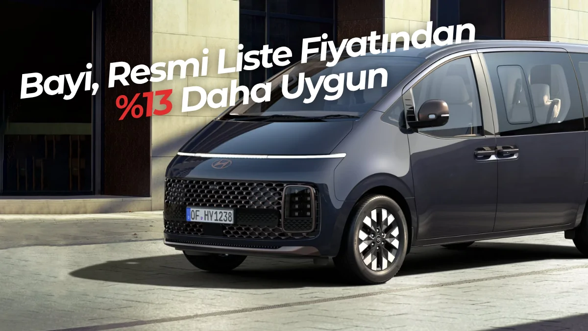 Hyundai Staria En Uygun Bayi Fiyatı – Sıfır Araç