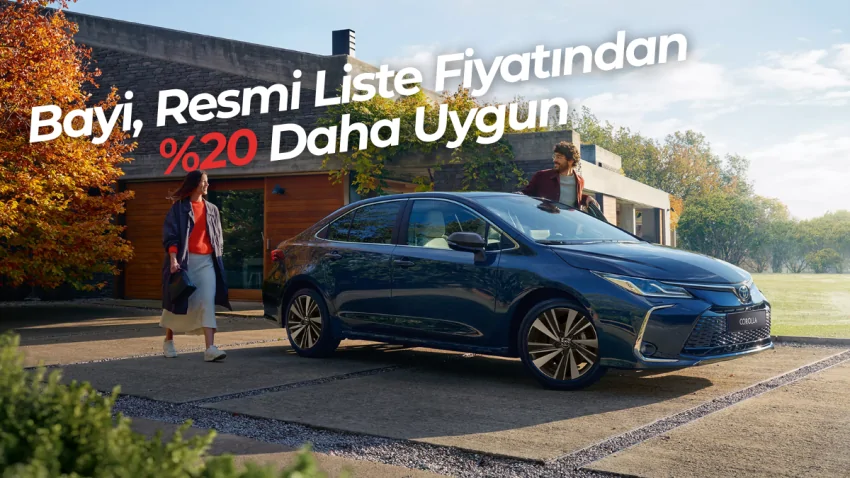 Toyota Corolla En Uygun Bayi Fiyatı – Sıfır Araç