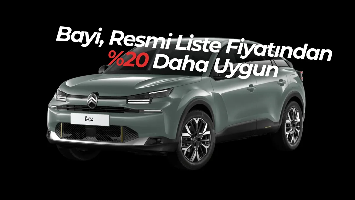 Citroen E-C4 115 kW En Uygun Bayi Fiyatı – Sıfır Araç
