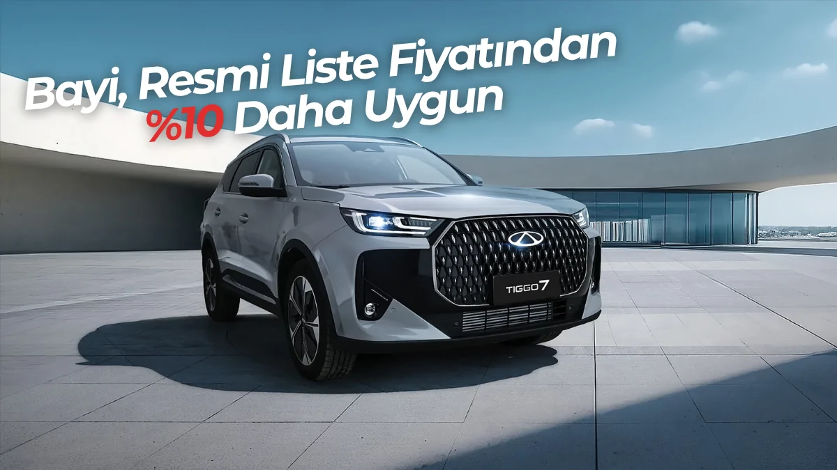 Chery Tiggo 7 Pro Prestige 1.6 TGDI 145hp 7DCT En Uygun Bayi Fiyatı – Sıfır Araç