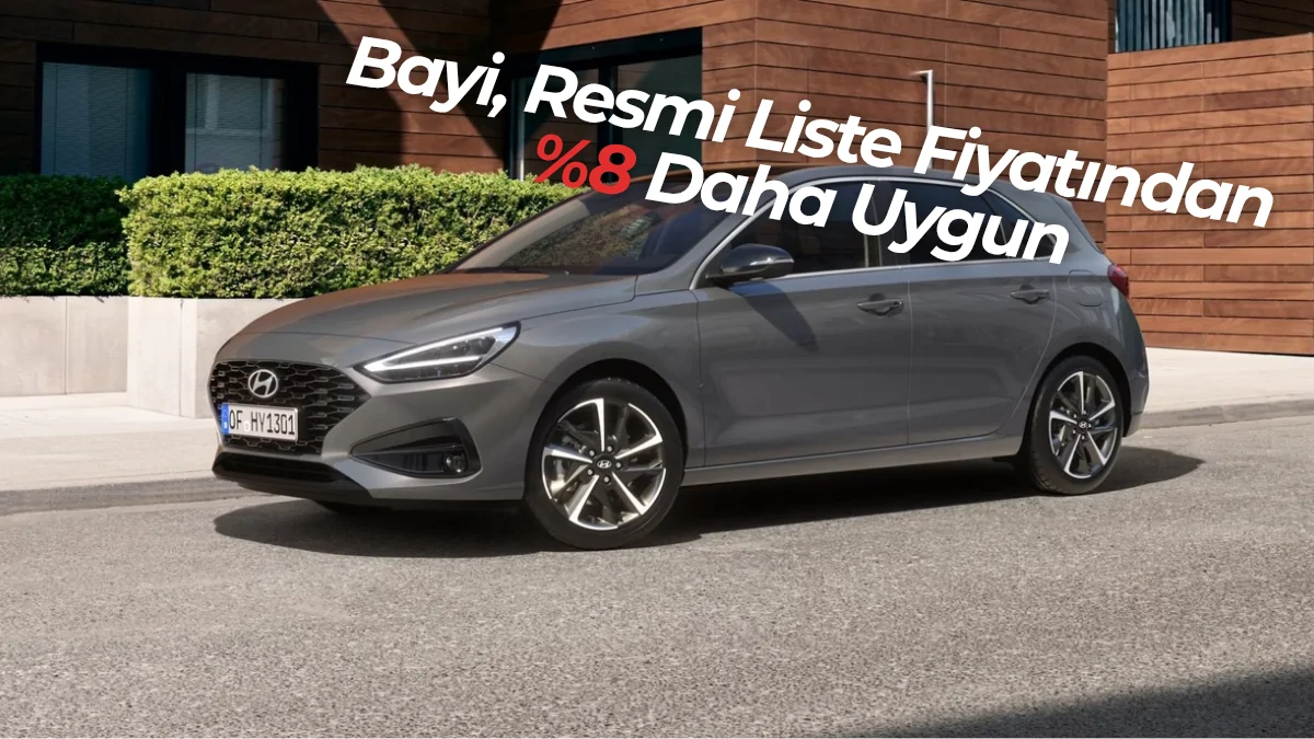 Hyundai i30 1.6 T-GDI 150 PS DCT Comfort En Uygun Bayi Fiyatı – Sıfır Araç