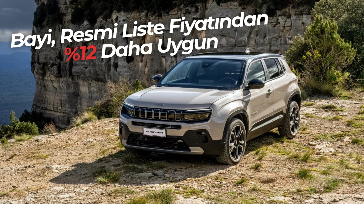 Jeep Avenger Summit 115 kW En Uygun Bayi Fiyatı – Sıfır Araç
