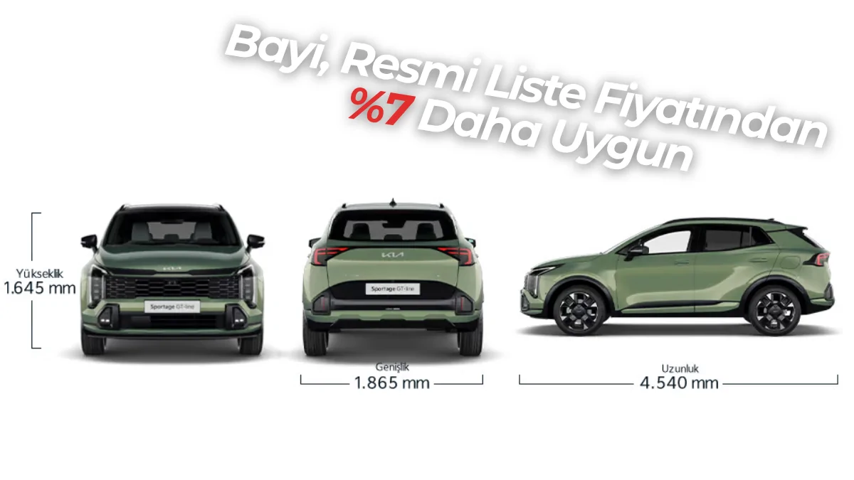Kia Sportage 1.6L 150 PS DCT Live En Uygun Bayi Fiyatı – Sıfır Araç