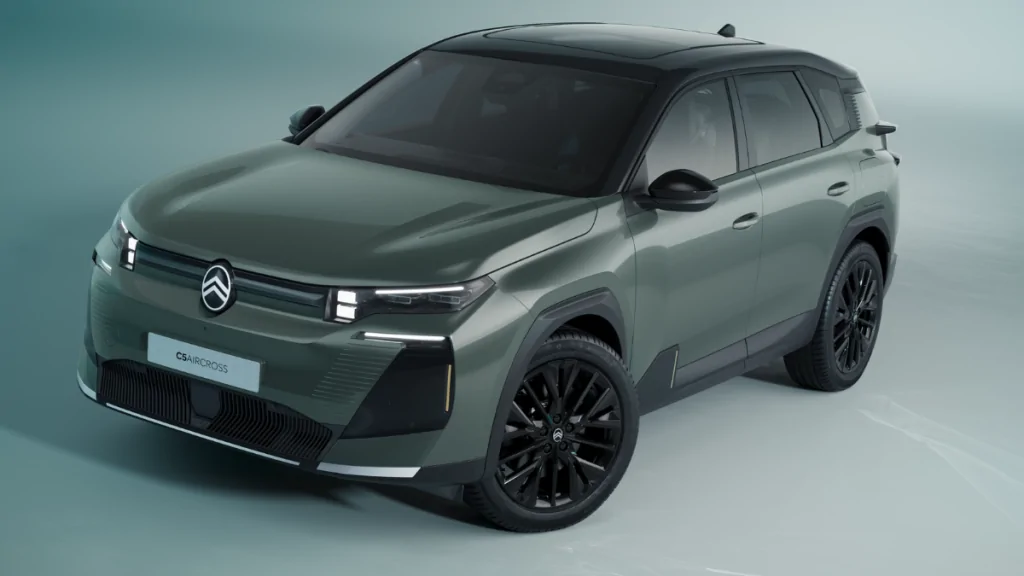Citroen e C5 Aircross yesil