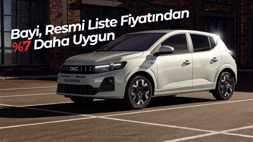 Dacia Sandero Essential TCe 100 En Uygun Bayi Fiyatı – Sıfır Araç