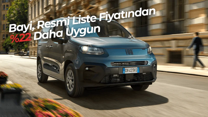 Fiat Doblo Premio 1.2 110 HP Turbo Benzin E6E BIS En Uygun Bayi Fiyatı – Sıfır Araç