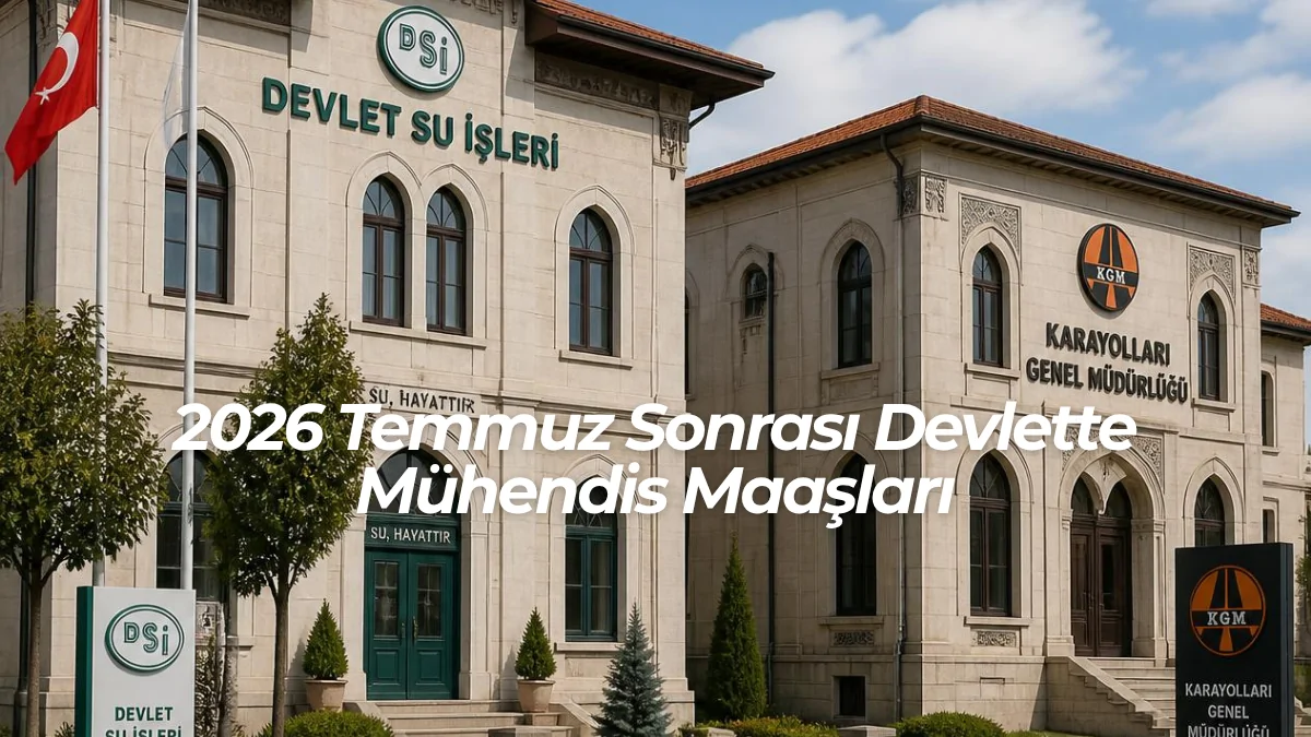 2026 Temmuz Zammı Sonrası Devlette Mühendis Maaşları Ne Kadar Oldu?