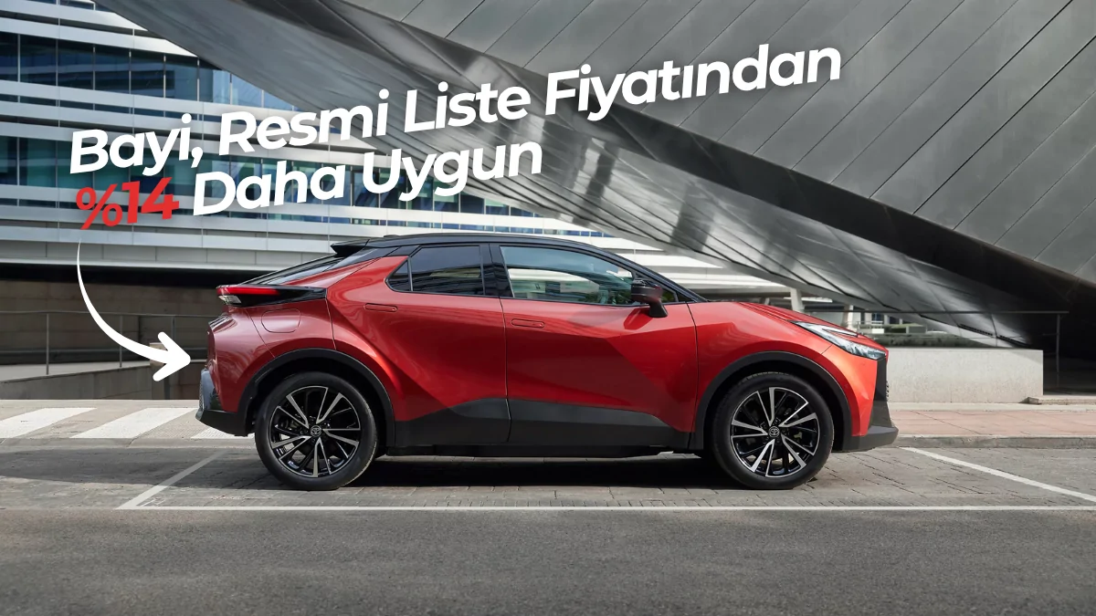 Toyota C-HR 1.8 Hybrid Flame e-CVT En Uygun Bayi Fiyatı – Sıfır Araç