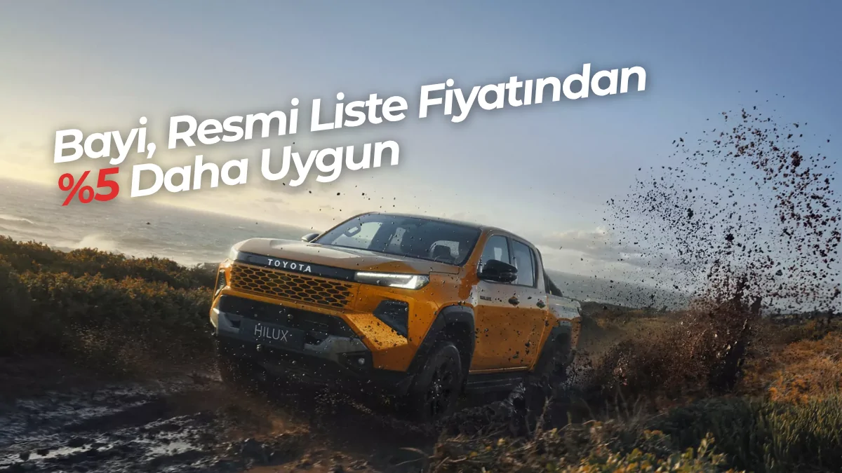 Toyota Hilux 2.8 D-4D Mild Hybrid Power 4X4 Adventure A/T En Uygun Bayi Fiyatı – Sıfır Araç