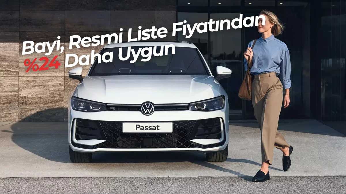 Volkswagen Passat 1.5 eTSI 150 PS DSG R-Line En Uygun Bayi Fiyatı – Sıfır Araç