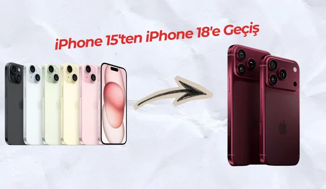 iPhone 15'ten iPhone 18'e Geçiş