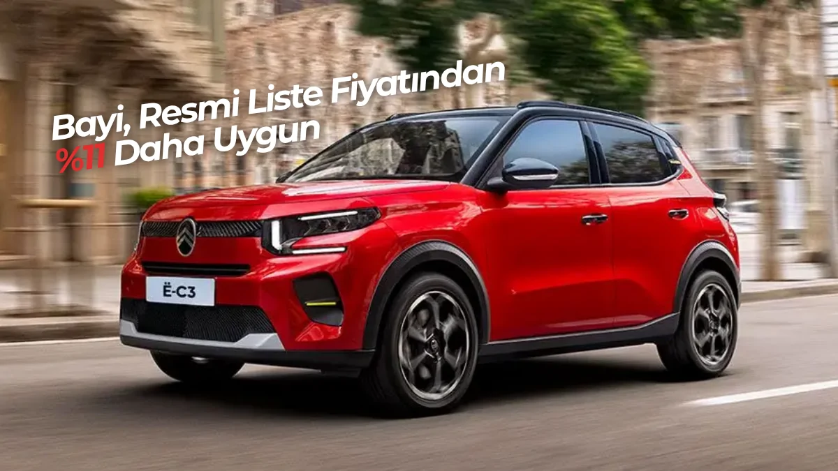Citroen e-C3 83 kW Max En Uygun Bayi Fiyatı – Sıfır Araç