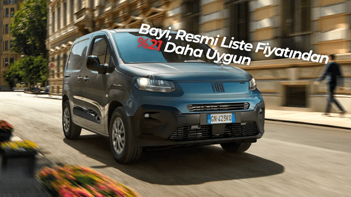 Fiat Doblo Easy 1.2 110 HP Turbo Benzin E6E BIS En Uygun Bayi Fiyatı – Sıfır Araç