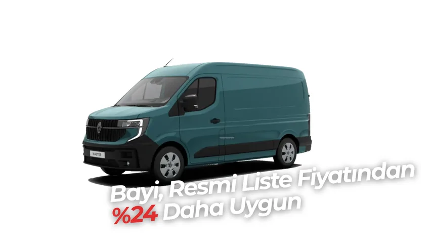Renault Master Panelvan L3H2 13m3 170 hp En Uygun Bayi Fiyatı – Sıfır Araç