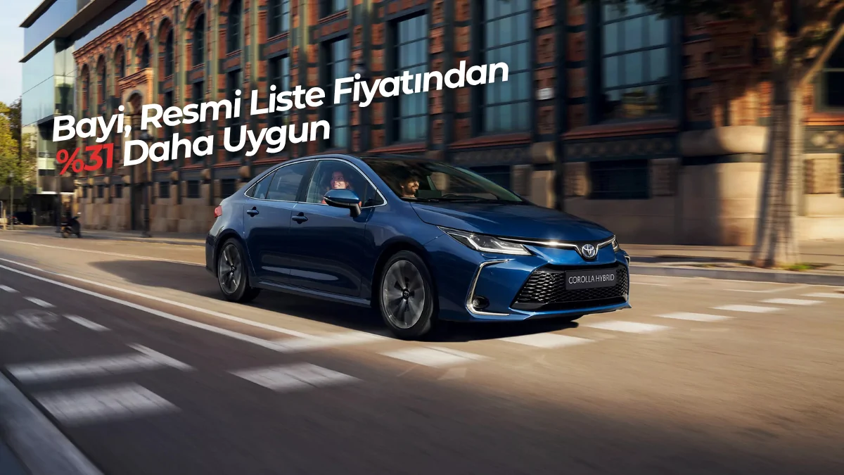 Toyota Corolla 1.5 Vision Plus Multidrive S En Uygun Bayi Fiyatı – Sıfır Araç
