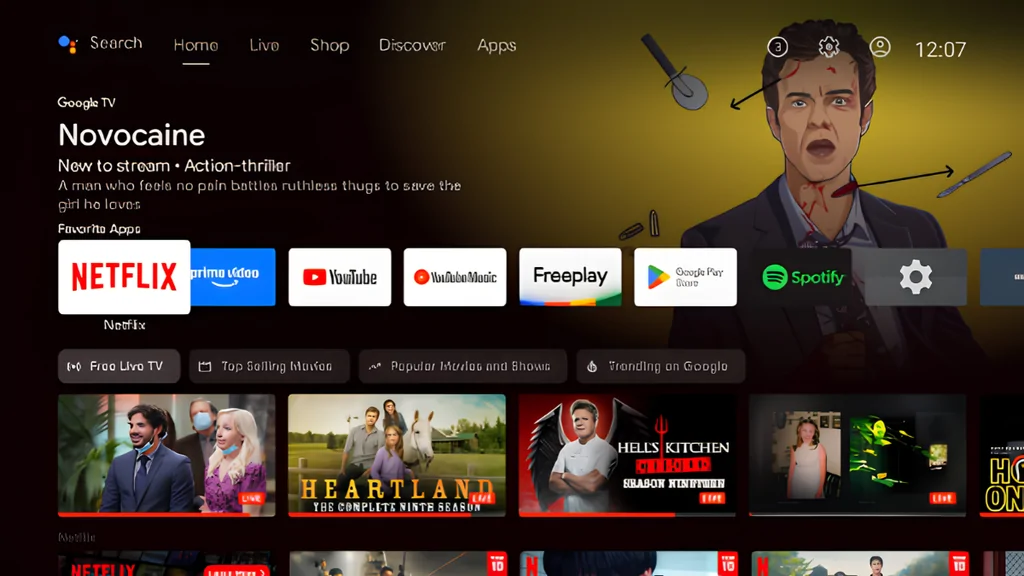 Android TV Ana Ekrani