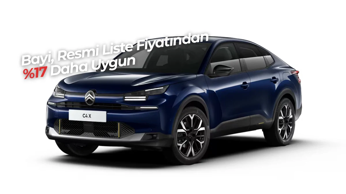 Citroen C4 X 1.2 Hybrid 145 eDCS6 En Uygun Bayi Fiyatı – Sıfır Araç